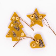 Beeswax Christmas ornament