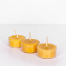 beeswax tea light candles